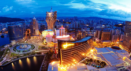 Macau gambling revenues